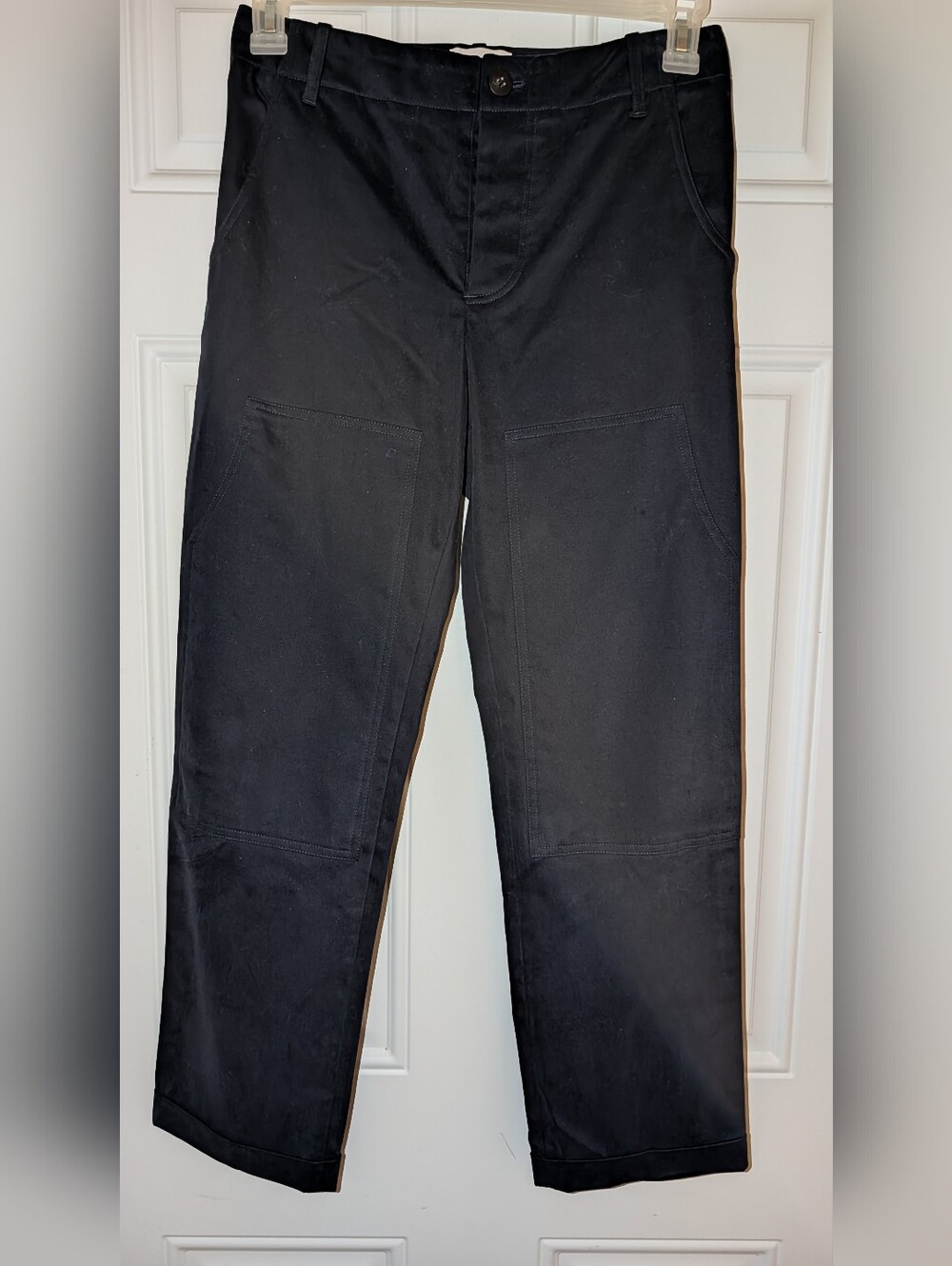 Steven Alan Twill Straight Leg Pants Black NWOT